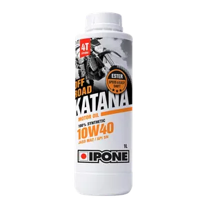 Aceite Motor para Moto Sintético con Ester 4T 10W40 Ipone Off Road Katana 1 Lt